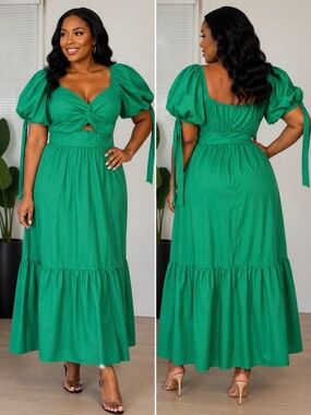 Green all occasion dress